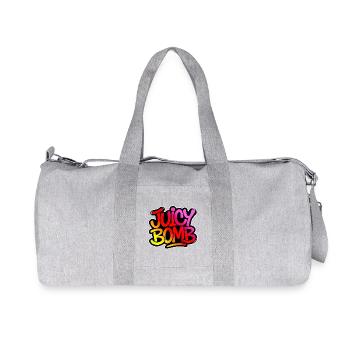Juicy bomb - Recycelte Canvas-Sporttasche von Stanley/Stella - Grau meliert - Vorne
