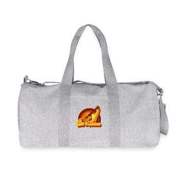 Hawaiian Ukulele Uke Retro 70s - Recycled Canvas Sports Bag by Stanley/Stella - heather grey - Front