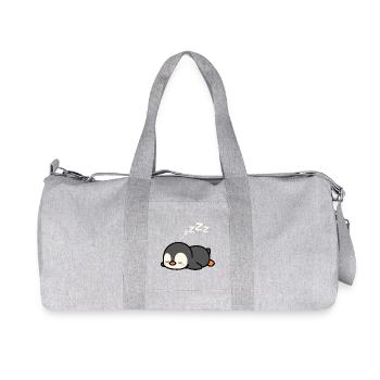 Mignonne sieste de pingouin - Sac de sport en toile recyclée Stanley/Stella - gris chiné - Devant