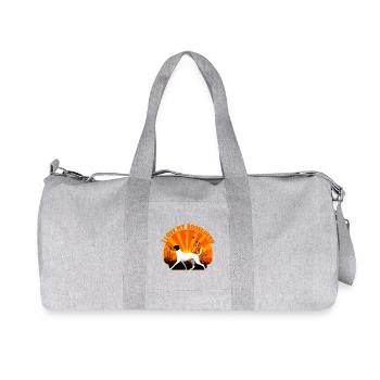 Bodeguero_in_sunset_70_vintage - Sac de sport en toile recyclée Stanley/Stella - gris chiné - Devant