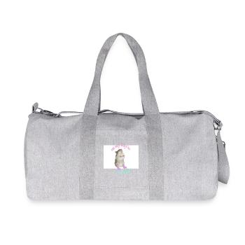 Trop réfléchir - Sac de sport en toile recyclée Stanley/Stella - gris chiné - Devant