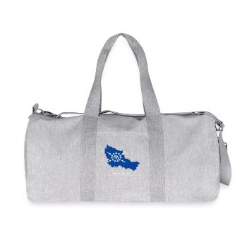 Belle-Ile-En-Mer  - Sac de sport en toile recyclée Stanley/Stella - gris chiné - Devant
