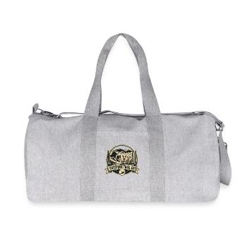 SHEEPDOG TRIAL DAY Hund - Recycelte Canvas-Sporttasche von Stanley/Stella - Grau meliert - Vorne