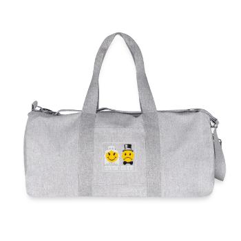 Game over flex - Recycelte Canvas-Sporttasche von Stanley/Stella - Grau meliert - Vorne