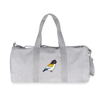 Vogel Aroace Pride - Recycelte Canvas-Sporttasche von Stanley/Stella - Grau meliert - Vorne