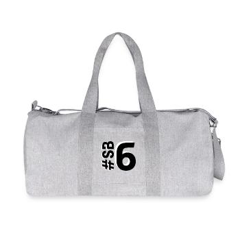SB6 - Sac de sport en toile recyclée Stanley/Stella - gris chiné - Devant