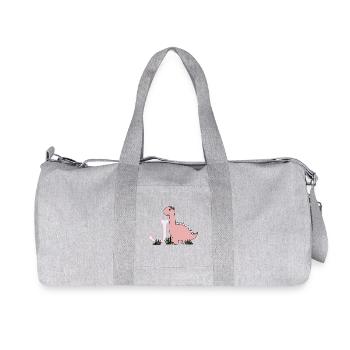 Buchstabe J - Recycelte Canvas-Sporttasche von Stanley/Stella - Grau meliert - Vorne