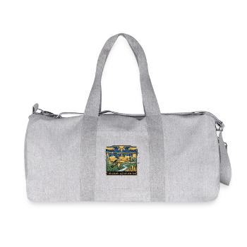 Golden Age of Aviation – The Spirit of the Pioneers - Recycled Canvas Sports Bag by Stanley/Stella - heather grey - Front