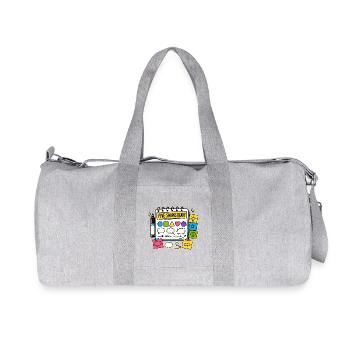 CINQ FORMES PRÊTES - Sac de sport en toile recyclée Stanley/Stella - gris chiné - Devant