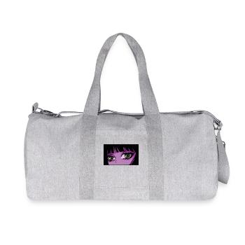 Anime Augen Manga Eyes - Recycled Canvas Sports Bag by Stanley/Stella - heather grey - Front
