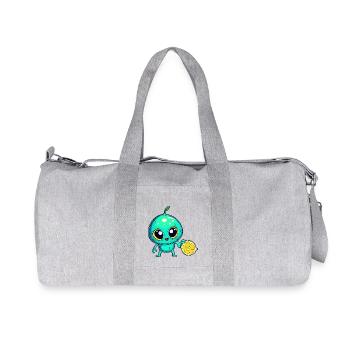 Alien Fruit Magic: Sweet Lime from Space - Recycled Canvas Sports Bag by Stanley/Stella - heather grey - Front