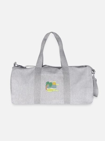 Soleil et plage - Sac de sport en toile recyclée Stanley/Stella - gris chiné