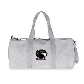 Mouton noir - Sac de sport en toile recyclée Stanley/Stella - gris chiné - Devant