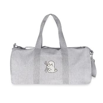 Dear little seal - Recycled Canvas Sports Bag by Stanley/Stella - heather grey - Front
