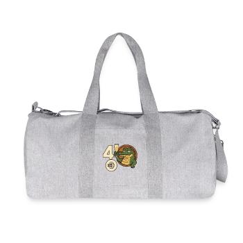 Vive le 40 – Édition Crocodile - Sac de sport en toile recyclée Stanley/Stella - gris chiné - Devant