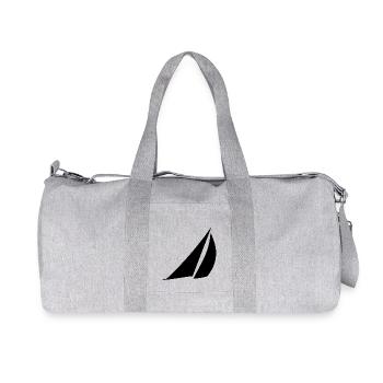 Voilier avec voile pour marins et capitaines - Sac de sport en toile recyclée Stanley/Stella - gris chiné - Devant