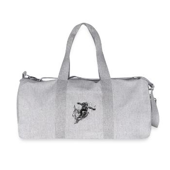 Offroad Snowboarding Extreme Snowboard Style - Recycled Canvas Sports Bag by Stanley/Stella - heather grey - Front