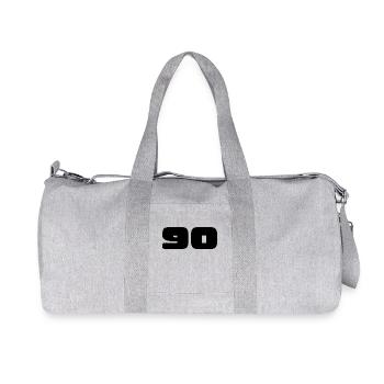 90. 90 YEARS. 90TH ANNIVERSARY. BIRTHDAY 90 YEARS. - Recycled Canvas Sports Bag by Stanley/Stella - heather grey - Front