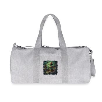 Zombie Imp Factory - Creepy - Recycled Canvas Sports Bag by Stanley/Stella - heather grey - Front