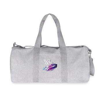 Motorsport auto ps formel tuning race car fahne me - Recycelte Canvas-Sporttasche von Stanley/Stella - Grau meliert - Vorne