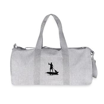Stand Up Paddling Club Paddel Kurs - Recycelte Canvas-Sporttasche von Stanley/Stella - Grau meliert - Vorne
