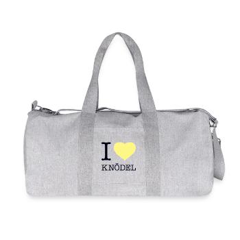I love dumplings - Recycled Canvas Sports Bag by Stanley/Stella - heather grey - Front