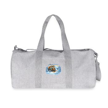 Écureuil et Renard dans le téléski – Divertissements d’hiver - Sac de sport en toile recyclée Stanley/Stella - gris chiné - Devant