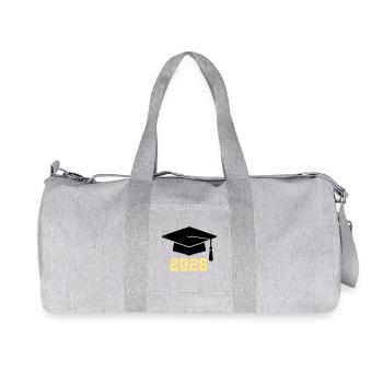 Absolvent 2026 Bachelor Hut - Recycelte Canvas-Sporttasche von Stanley/Stella - Grau meliert - Vorne
