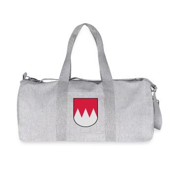 Francs Coat of Arms - Sac de sport en toile recyclée Stanley/Stella - gris chiné - Devant