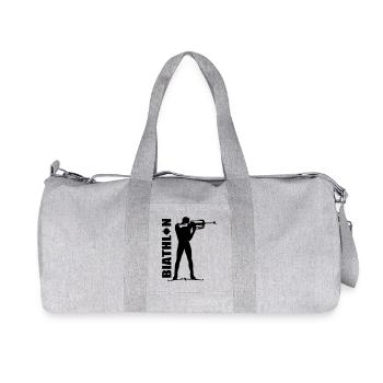 Biathlon - Recycled Canvas Sports Bag by Stanley/Stella - heather grey - Front