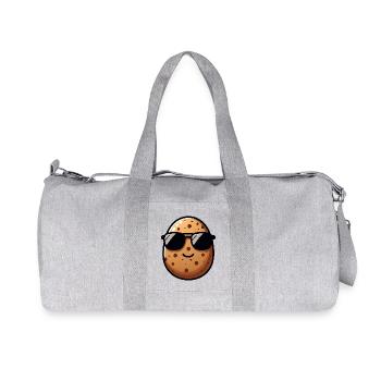 Chill & Cool Spud Potato - Recycled Canvas Sports Bag by Stanley/Stella - heather grey - Front