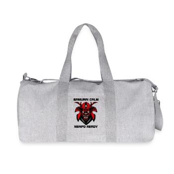 Calm as a Samurai – Menpo Ready - Recycled Canvas Sports Bag by Stanley/Stella - heather grey - Front