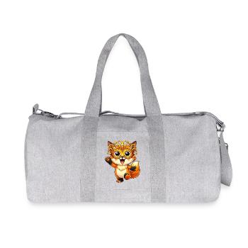 Carnival Fox Disguise Carnival Dancing Joy - Recycled Canvas Sports Bag by Stanley/Stella - heather grey - Front