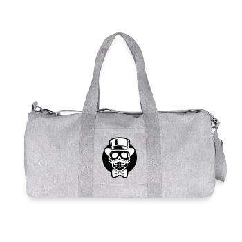 Bräutigam Skelett - Recycelte Canvas-Sporttasche von Stanley/Stella - Grau meliert - Vorne