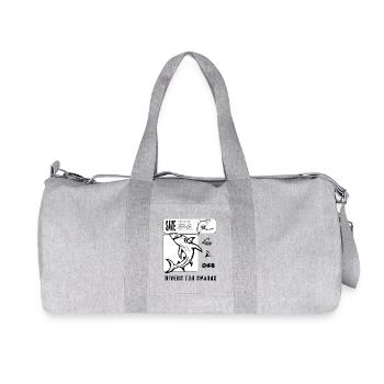 SAVE new design - Recycled Canvas Sports Bag by Stanley/Stella - heather grey - Front