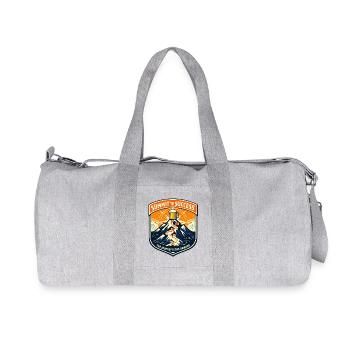 Gipfelpfad zum Erfolg - Recycelte Canvas-Sporttasche von Stanley/Stella - Grau meliert - Vorne