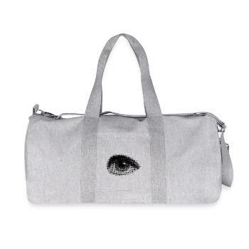 Eye - Recycled Canvas Sports Bag by Stanley/Stella - heather grey - Front