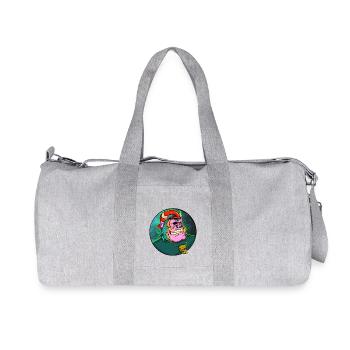 MONSTER - Sac de sport en toile recyclée Stanley/Stella - gris chiné - Devant