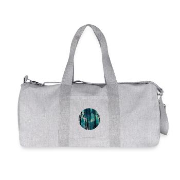 Sphères bleues et larmes I - Sac de sport en toile recyclée Stanley/Stella - gris chiné - Devant