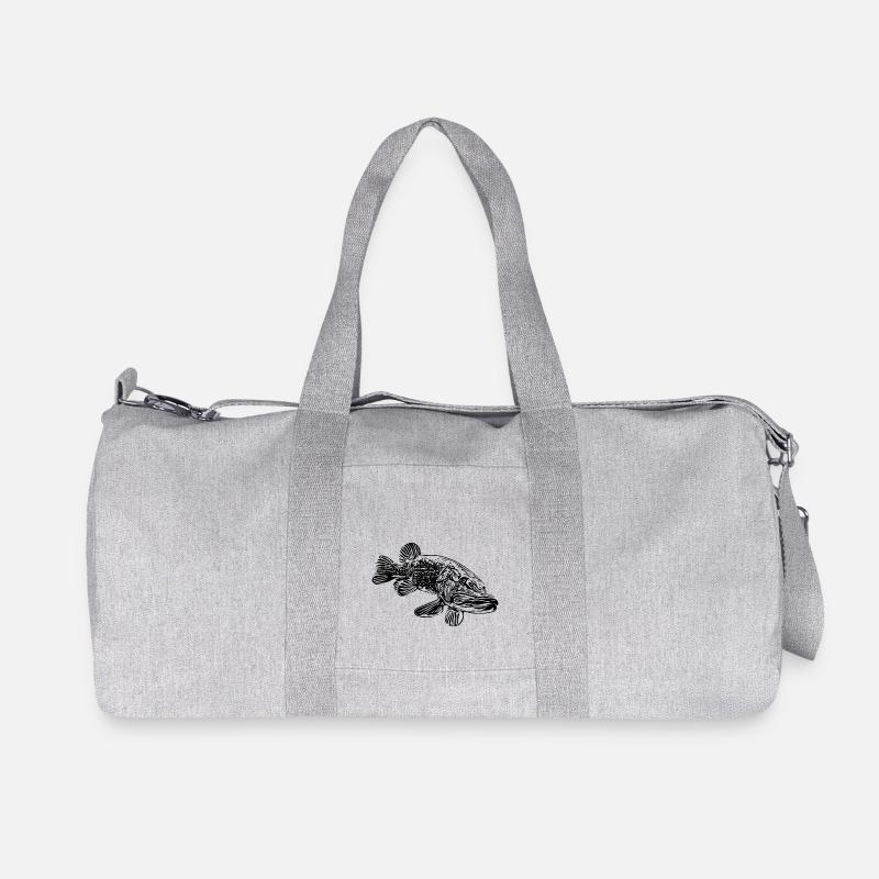 Hecht - Recycelte Canvas-Sporttasche von Stanley/Stella - Grau meliert