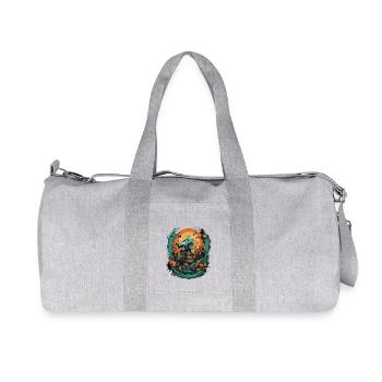 Halloween - Sac de sport en toile recyclée Stanley/Stella - gris chiné - Devant