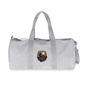 Halloween - Sac de sport en toile recyclée Stanley/Stella - gris chiné - Devant