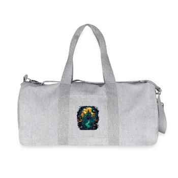 Halloween - Sac de sport en toile recyclée Stanley/Stella - gris chiné - Devant