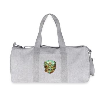 Paysage - Sac de sport en toile recyclée Stanley/Stella - gris chiné - Devant