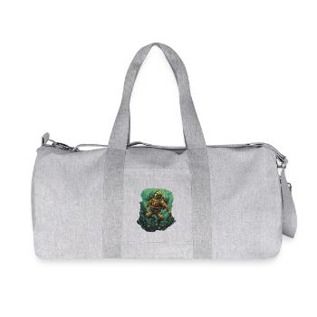 Plongeur - Sac de sport en toile recyclée Stanley/Stella - gris chiné - Devant