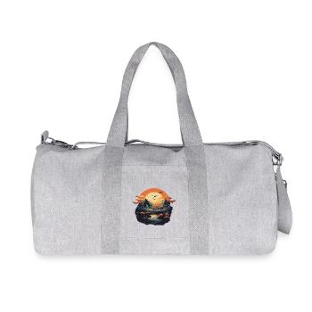 Paysage - Sac de sport en toile recyclée Stanley/Stella - gris chiné - Devant