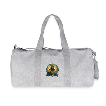 Ananas - Recycelte Canvas-Sporttasche von Stanley/Stella - Grau meliert - Vorne