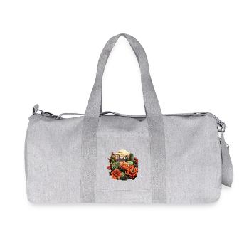 Cactus - Recycled Canvas Sports Bag by Stanley/Stella - heather grey - Front