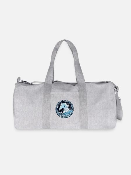 Horse - Recycled Canvas Sports Bag by Stanley/Stella - heather grey