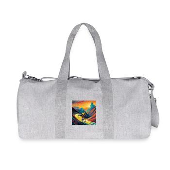Cyclisme Colorwaves - Sac de sport en toile recyclée Stanley/Stella - gris chiné - Devant